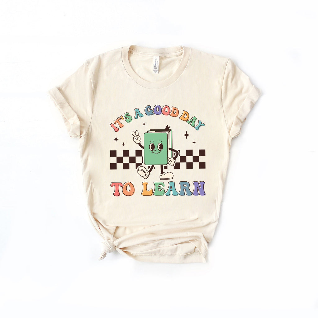 It's A Good Day To Learn Checkered | Youth Graphic Short product image 2