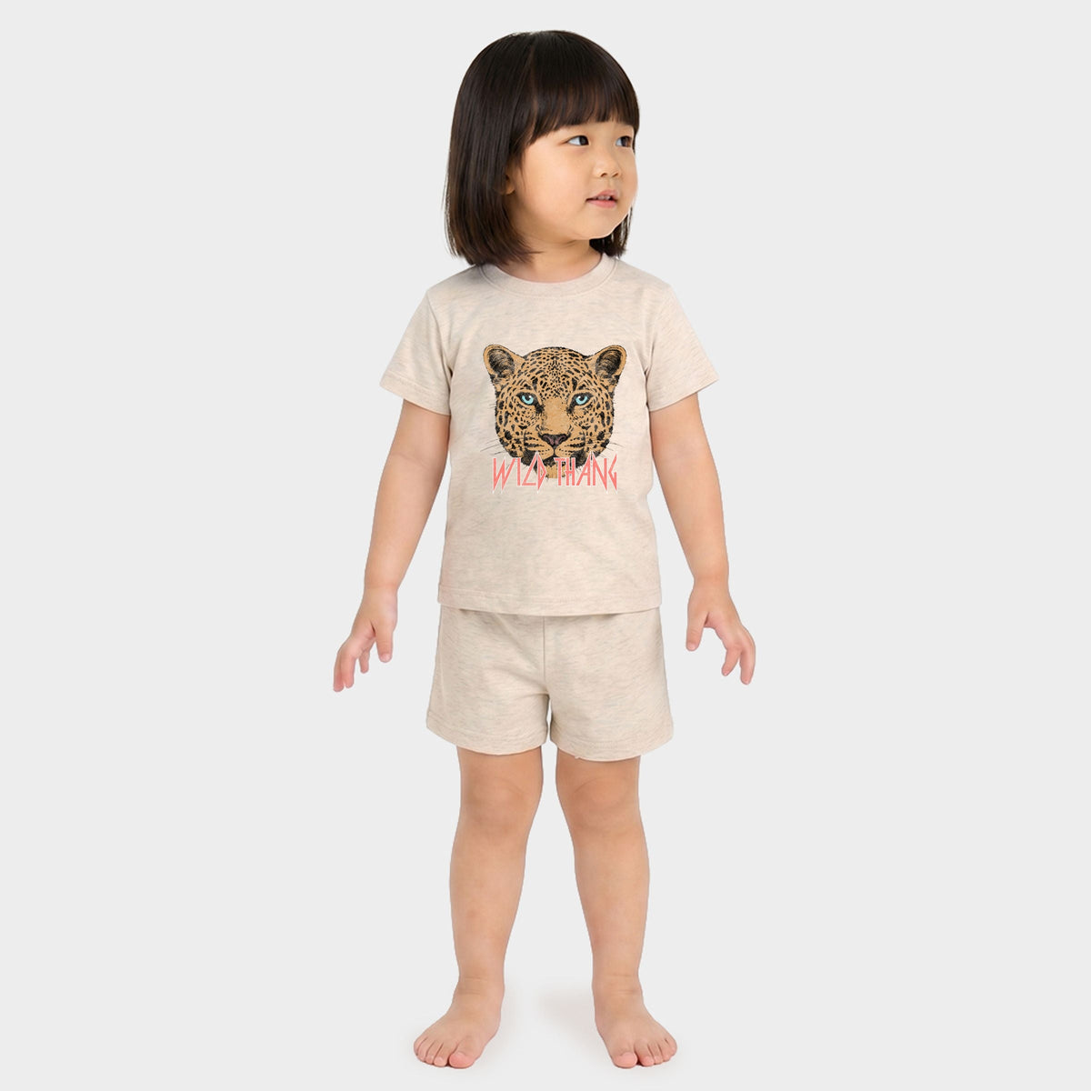 Wild Thang Cheetah - Toddler Crew Shorts Set product image 2
