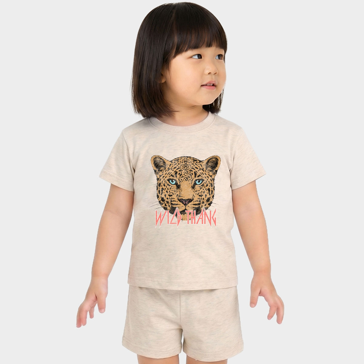 Wild Thang Cheetah - Toddler Crew Shorts Set product image 1