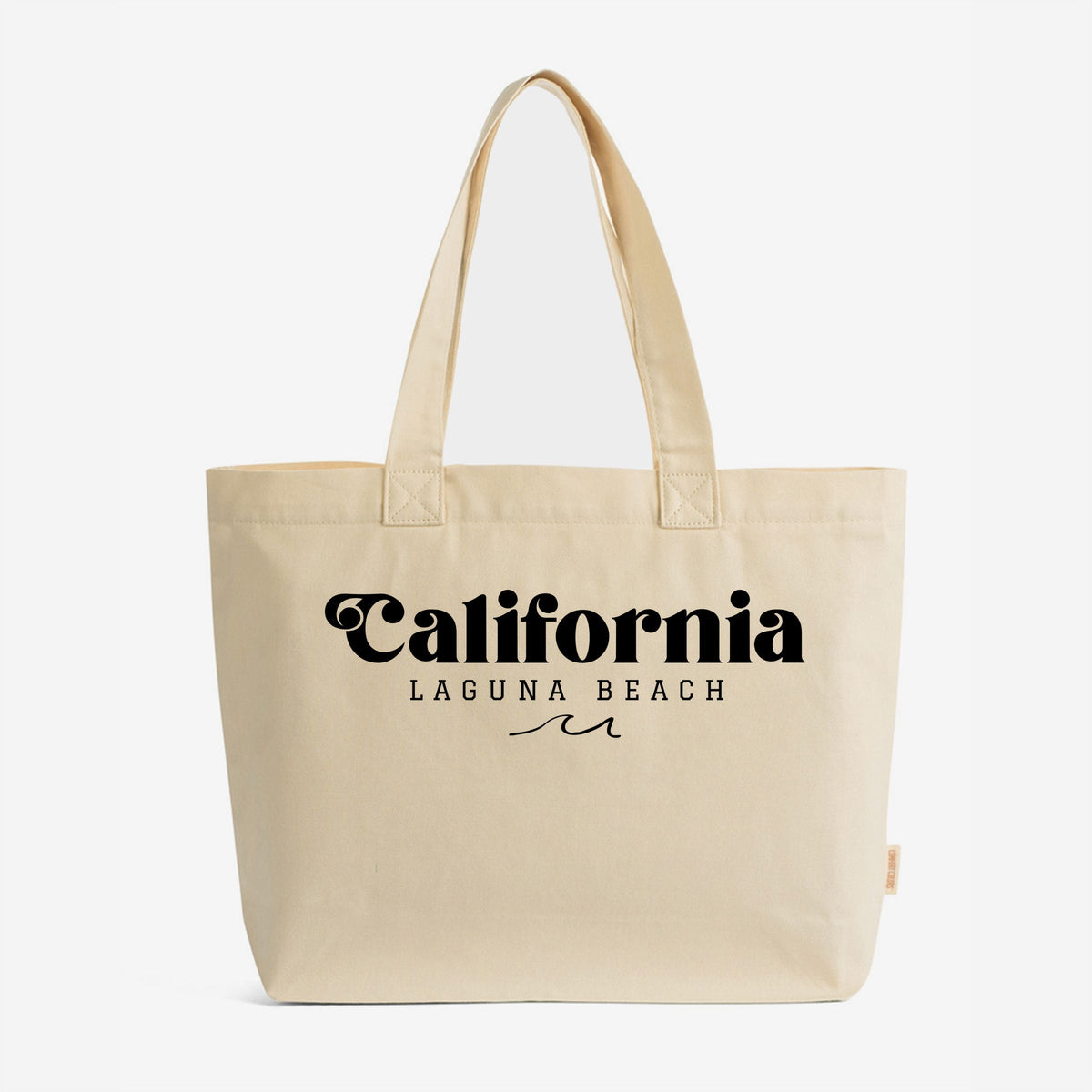 California Laguna Beach - Zippered Canvas Tote