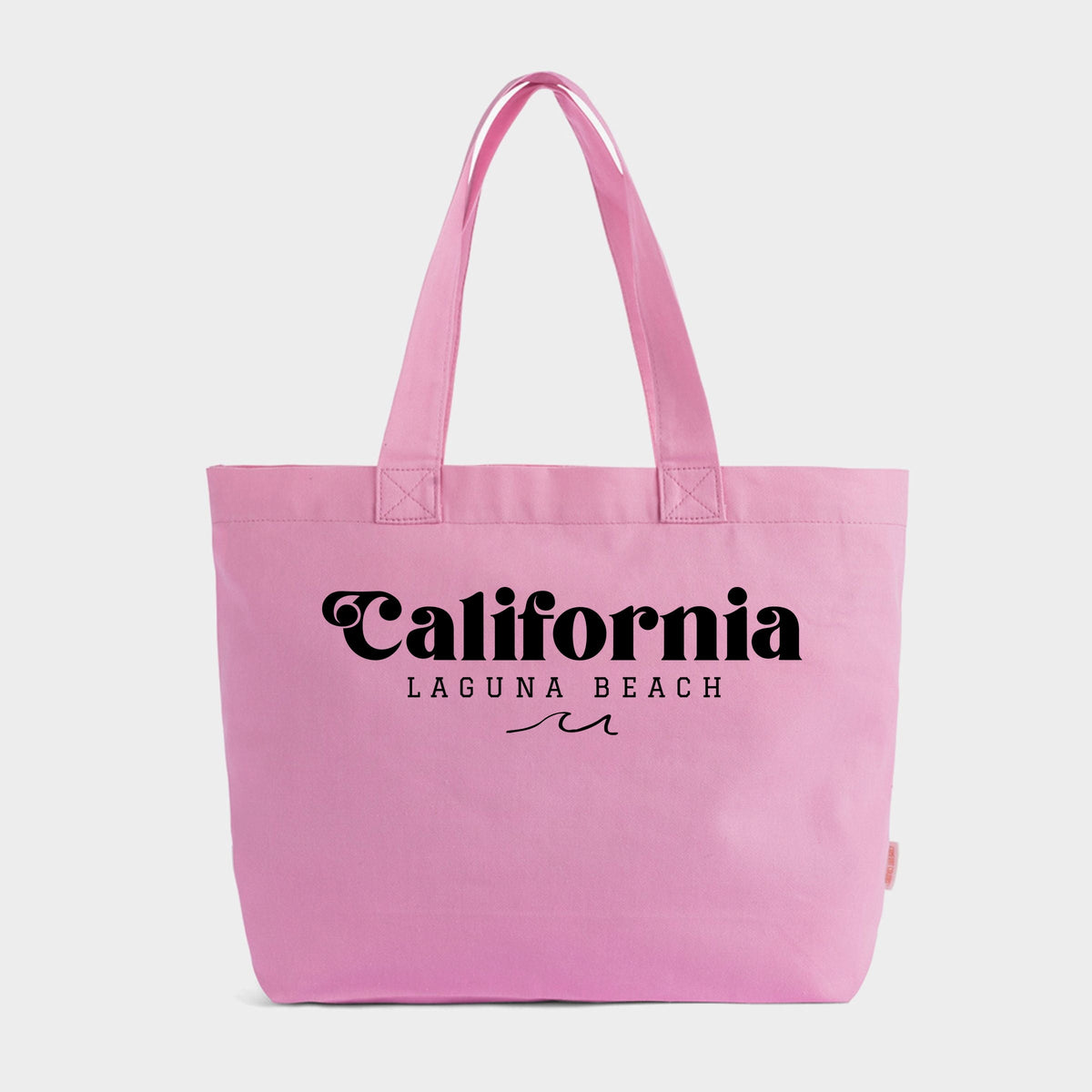 California Laguna Beach - Zippered Canvas Tote