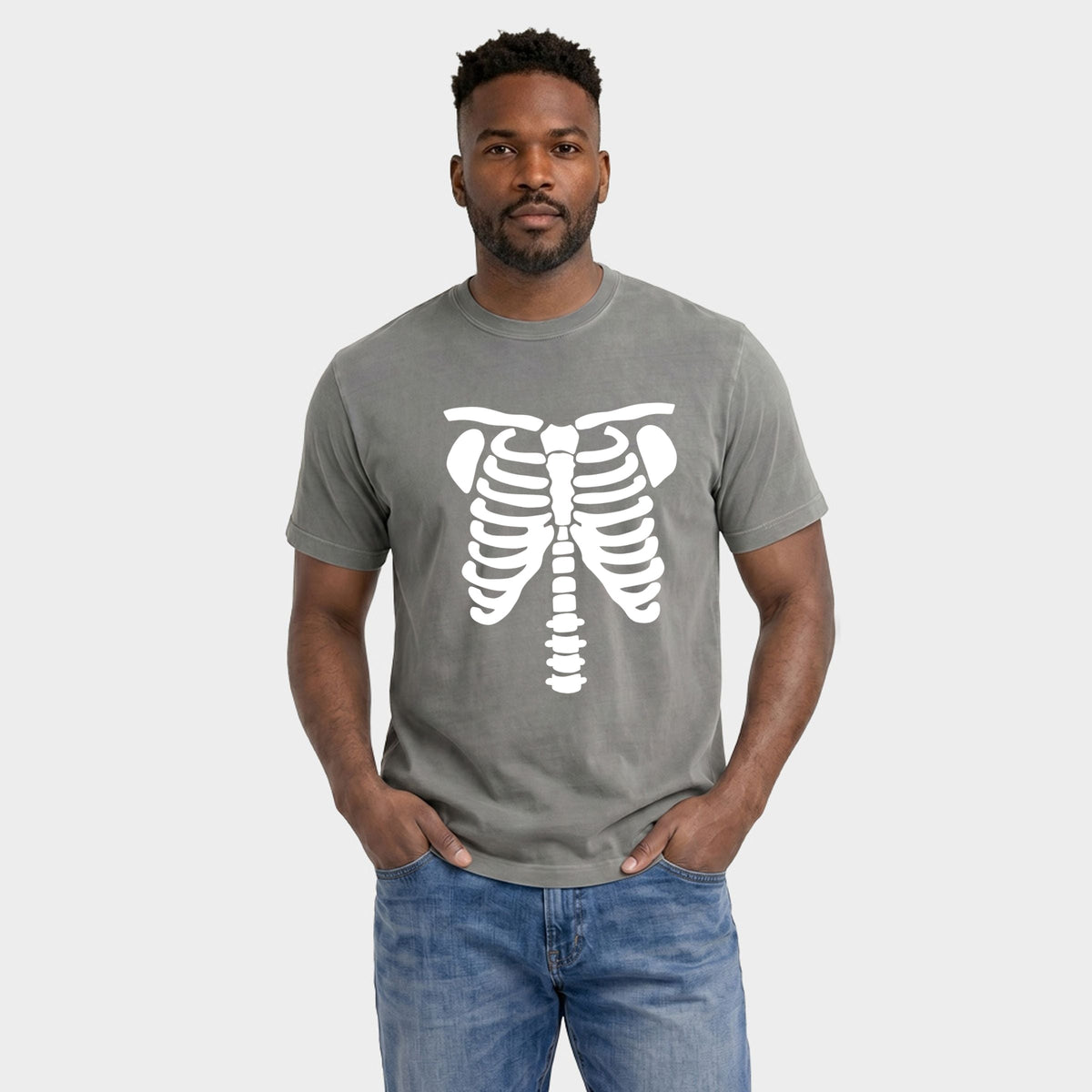 Skeleton - Men's Garment Dyed Graphic T-Shirt product image 4