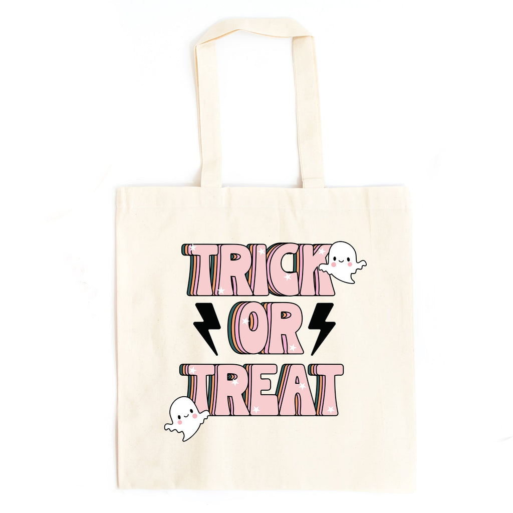 Trick Or Treat Lightning Bolt - Canvas Tote
