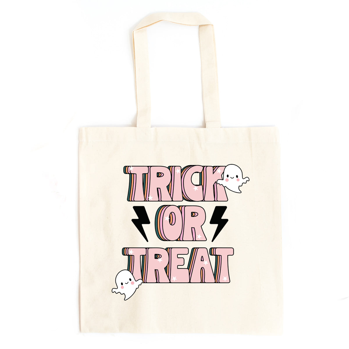 Trick Or Treat Lightning Bolt - Canvas Tote