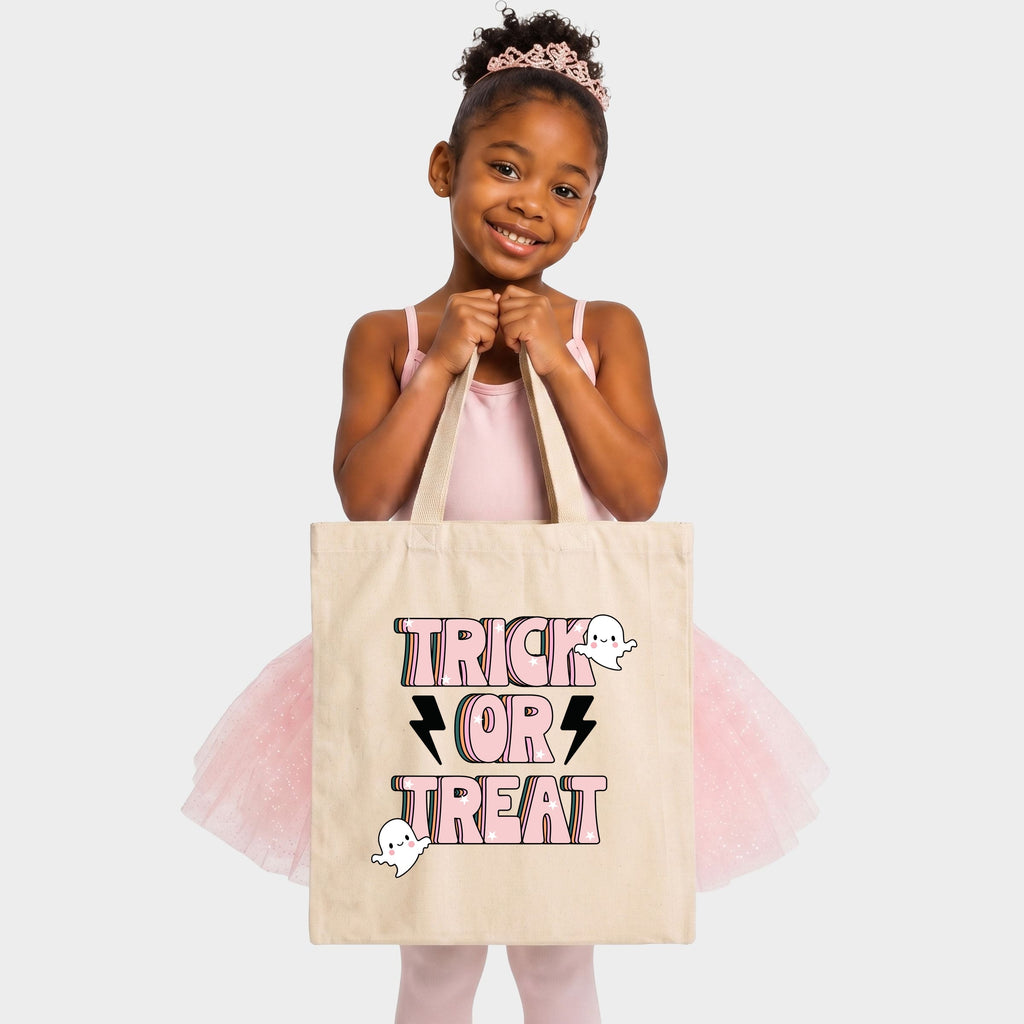 Trick Or Treat Lightning Bolt - Canvas Tote