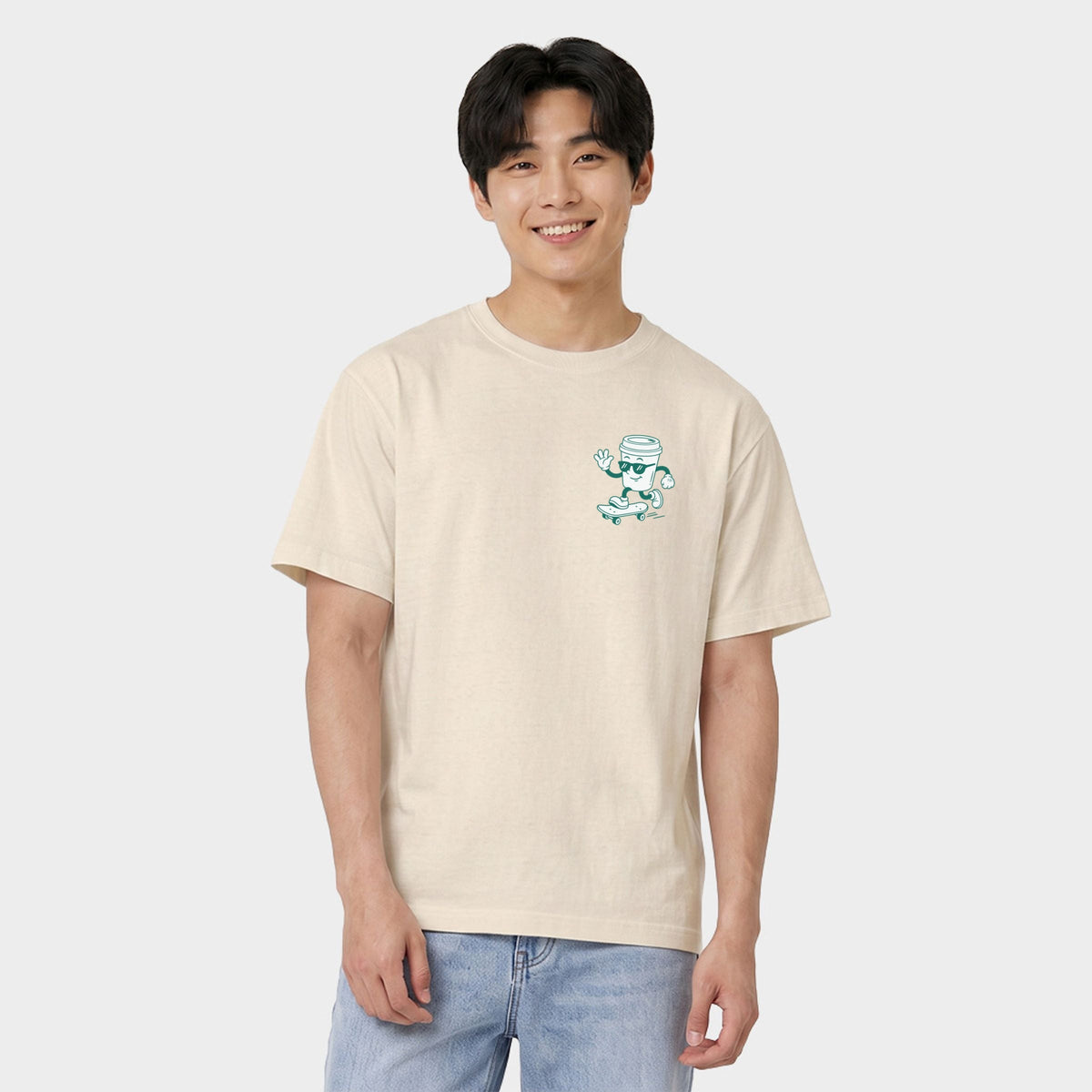 Cool Dads Club Coffee - Men's Garment Dyed Graphic T-Shirt product image 5