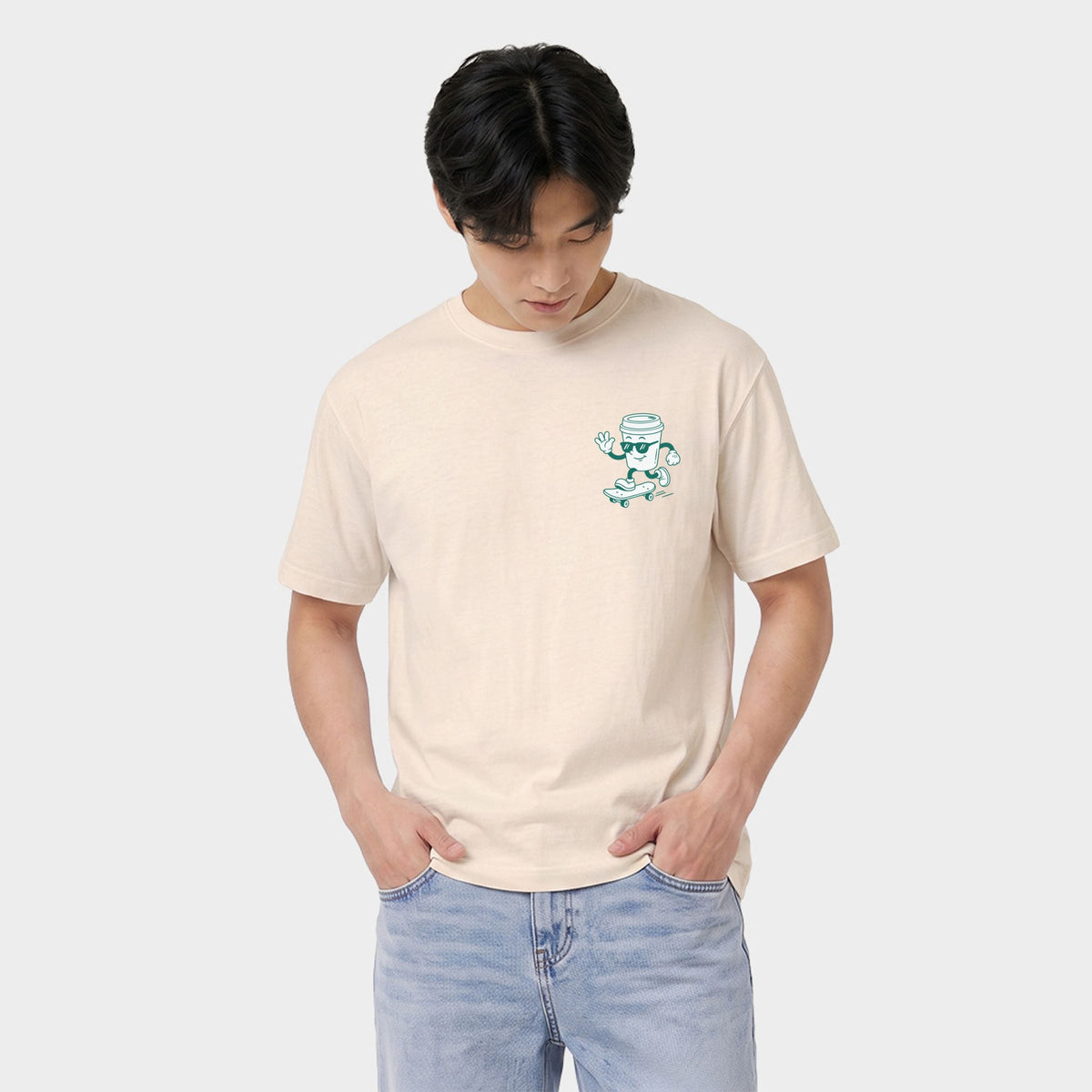Cool Dads Club Coffee - Men's Garment Dyed Graphic T-Shirt product image 4