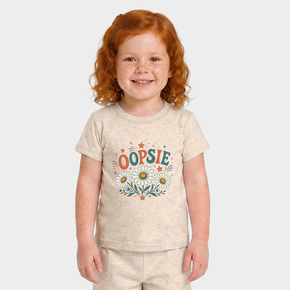 Oopsie Daisy Stars - Toddler Crew Shorts Set product image 1