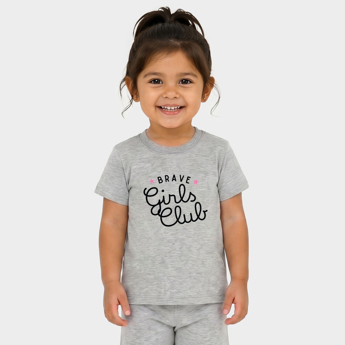 Brave Girls Club Cursive - Toddler Crew Shorts Set product image 1