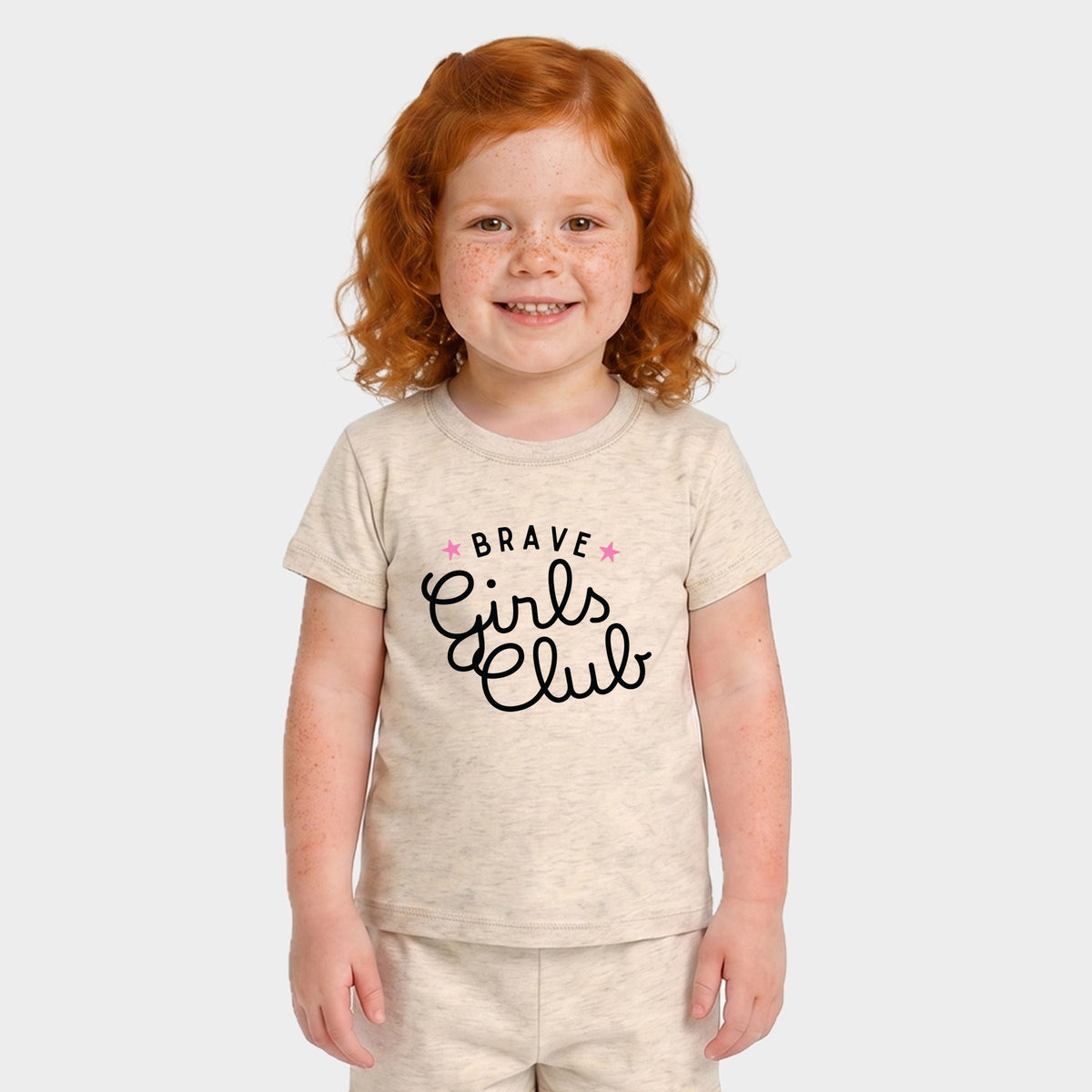 Brave Girls Club Cursive - Toddler Crew Shorts Set product image 4