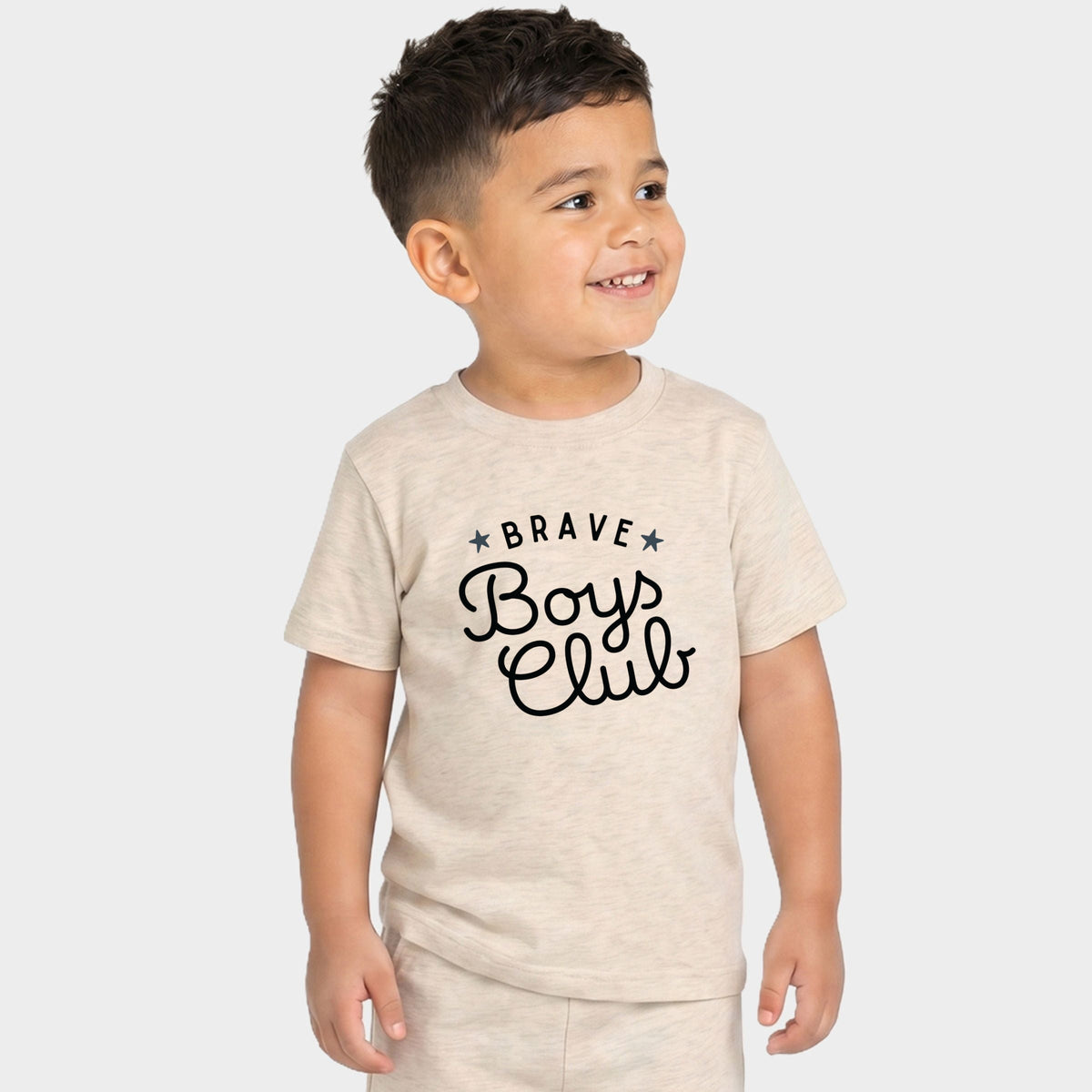 Brave Boys Club Cursive - Toddler Crew Shorts Set product image 2