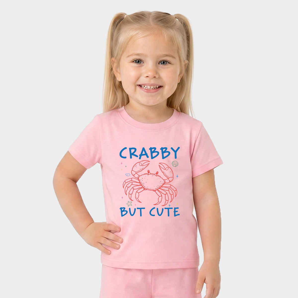 Crabby But Cute - Toddler Crew Shorts Set product image 2