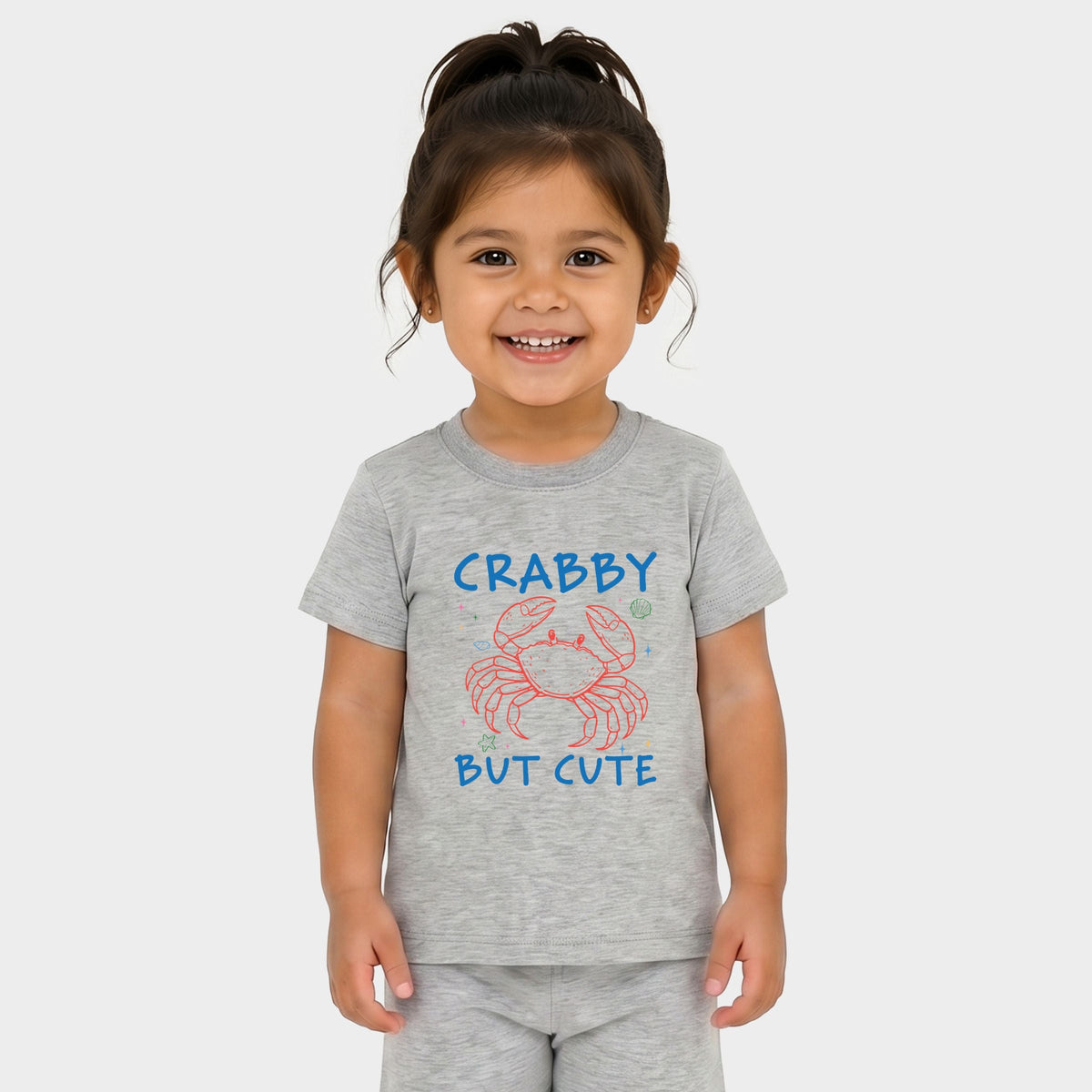 Crabby But Cute - Toddler Crew Shorts Set product image 4