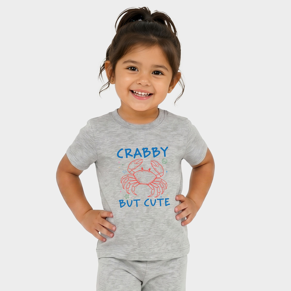 Crabby But Cute - Toddler Crew Shorts Set product image 5