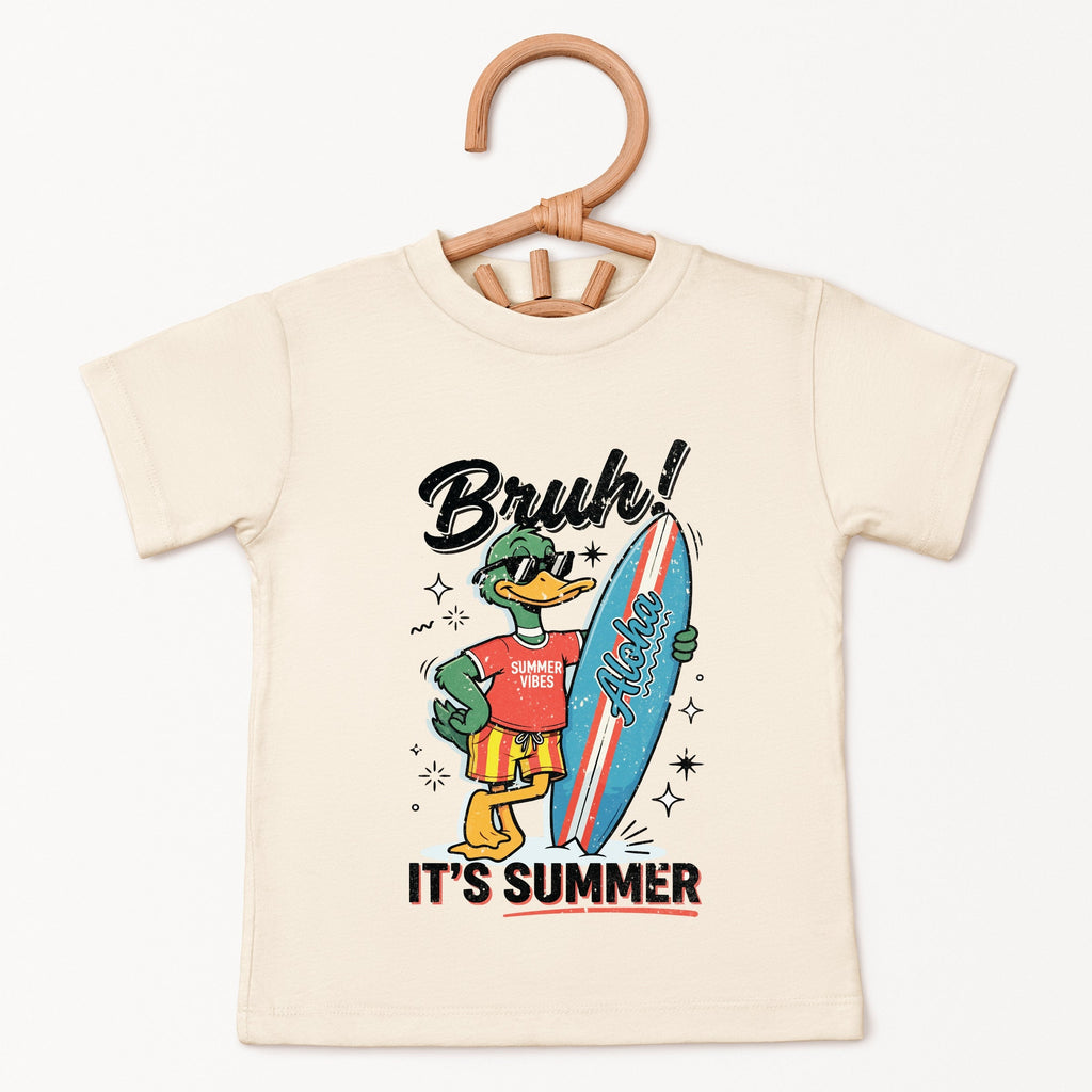 Bruh! It's Summer Duck - Toddler Short Sleeve Graphic product image 5