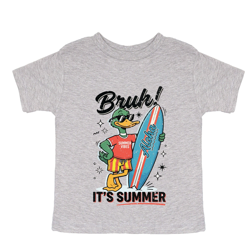 Bruh! It's Summer Duck - Toddler Short Sleeve Graphic product image 13