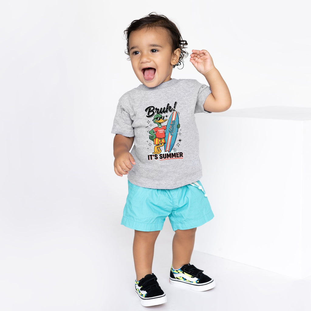 Bruh! It's Summer Duck - Toddler Short Sleeve Graphic product image 1