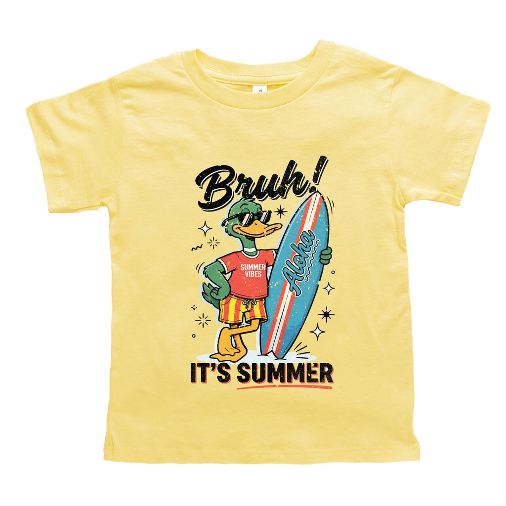 Bruh! It's Summer Duck - Toddler Short Sleeve Graphic product image 8