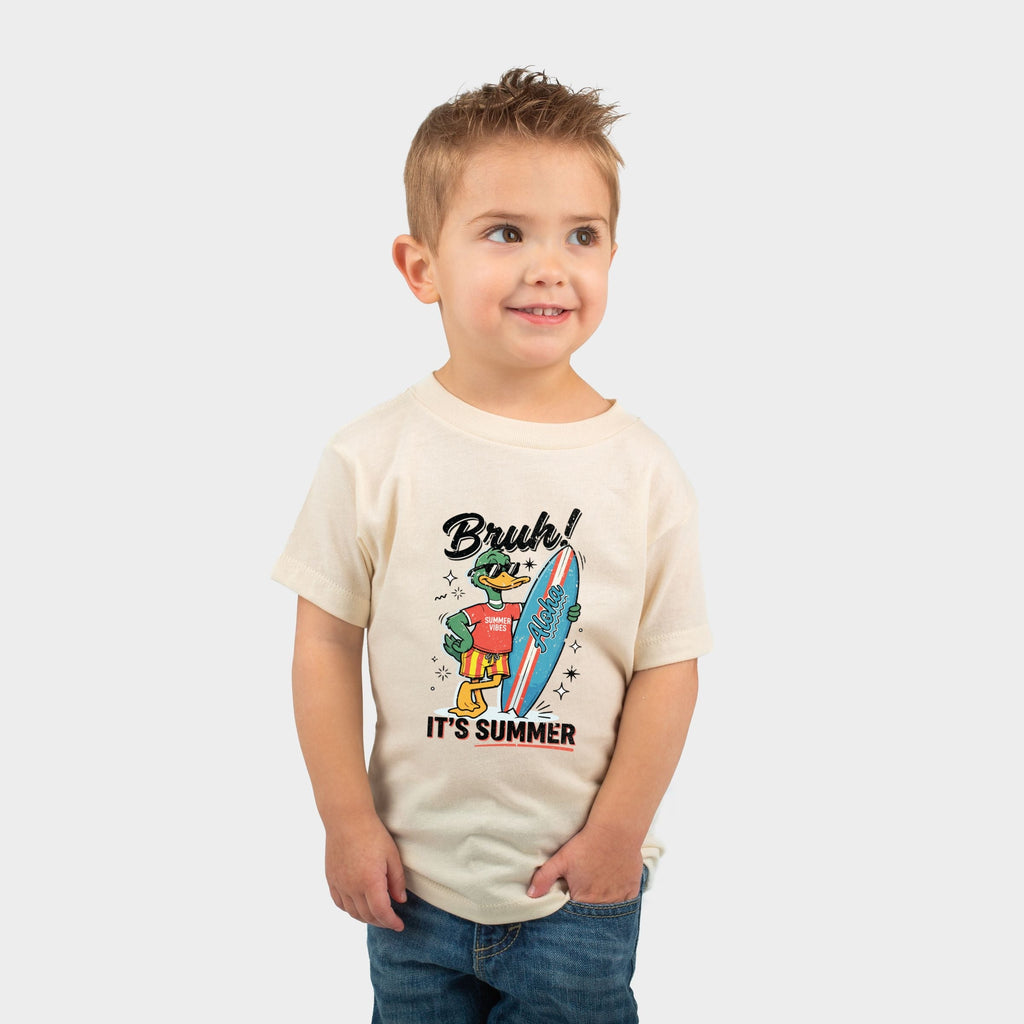 Bruh! It's Summer Duck - Toddler Short Sleeve Graphic product image 11