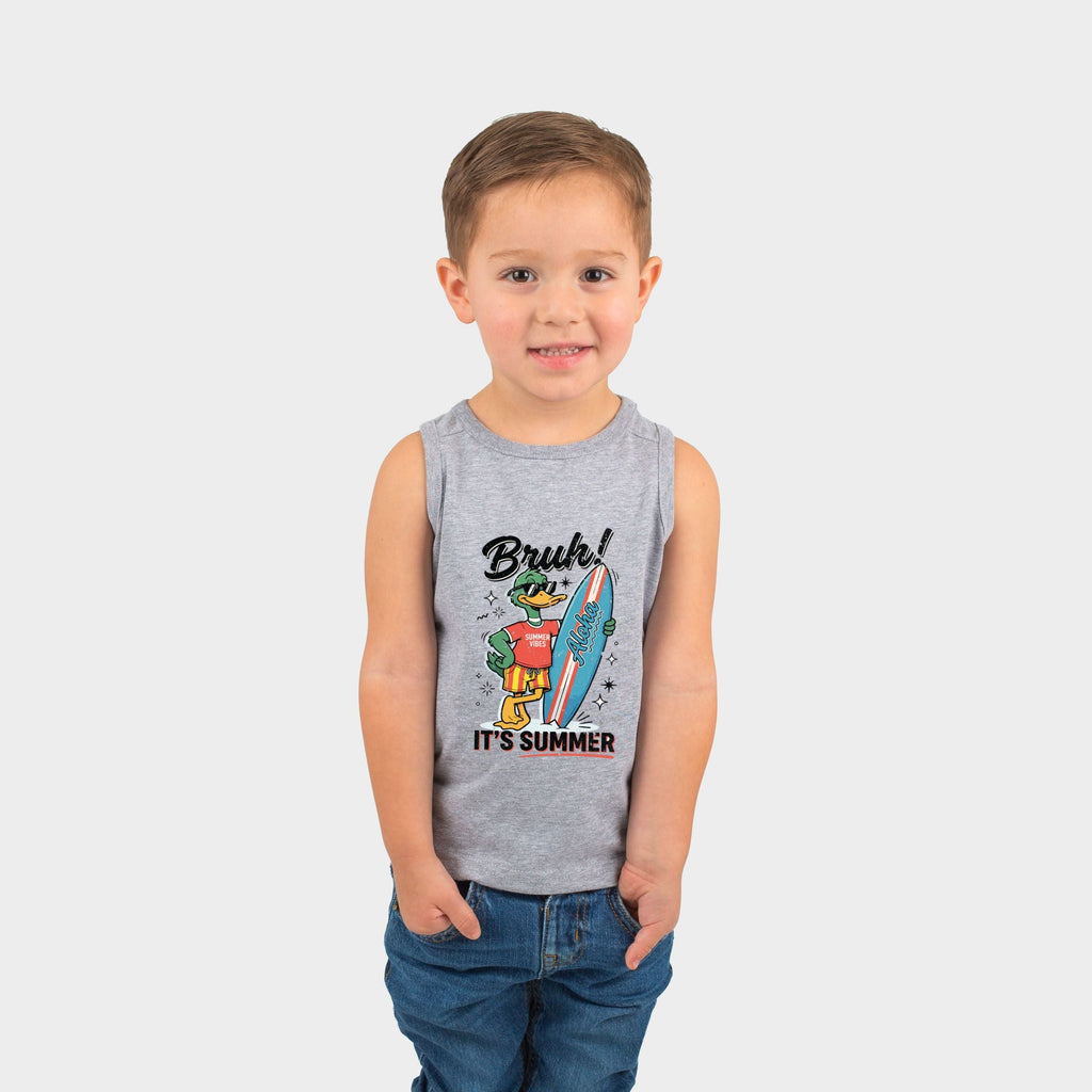 Bruh! It's Summer Duck - Toddler Graphic Tank