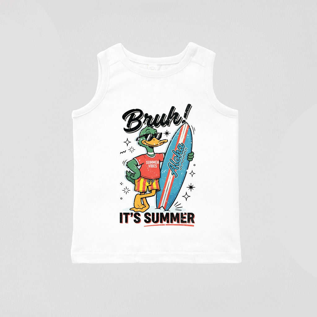 Bruh! It's Summer Duck - Toddler Graphic Tank