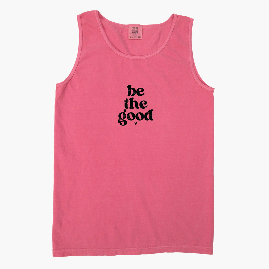 Be The Good Heart - Women's Garment Dyed Graphic Tank Top