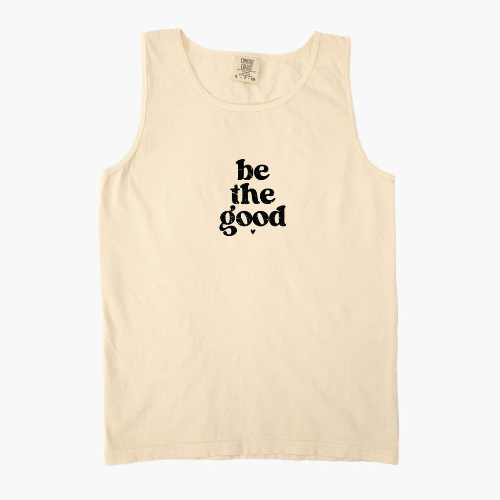 Be The Good Heart - Women's Garment Dyed Graphic Tank Top