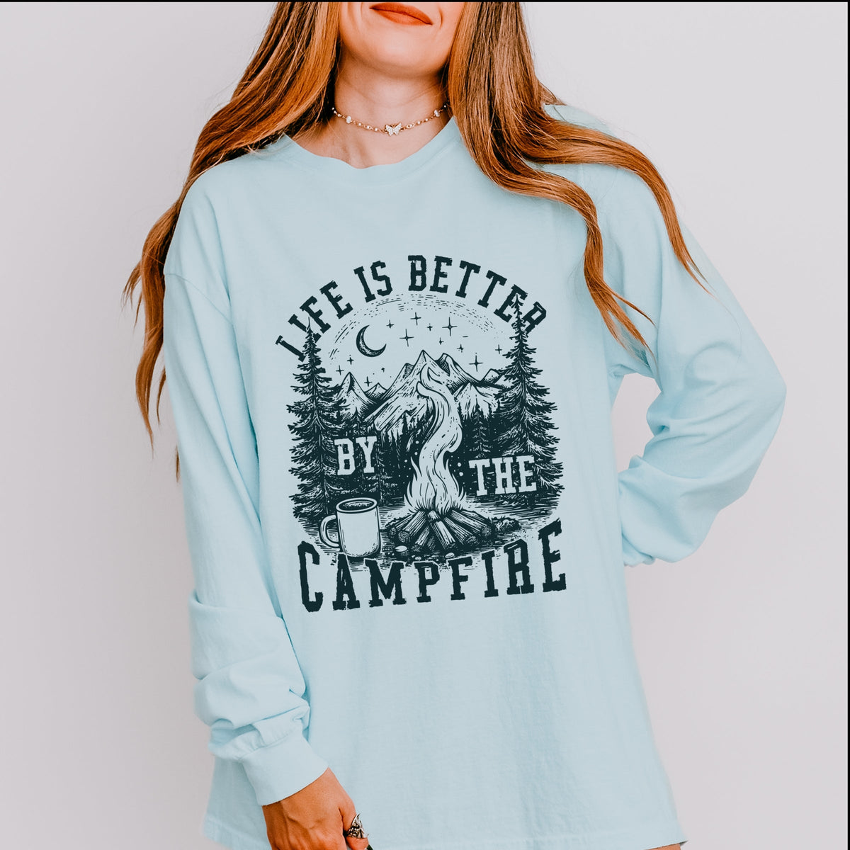 Life is Better by the Campfire Forest - Women's Garment product image 1