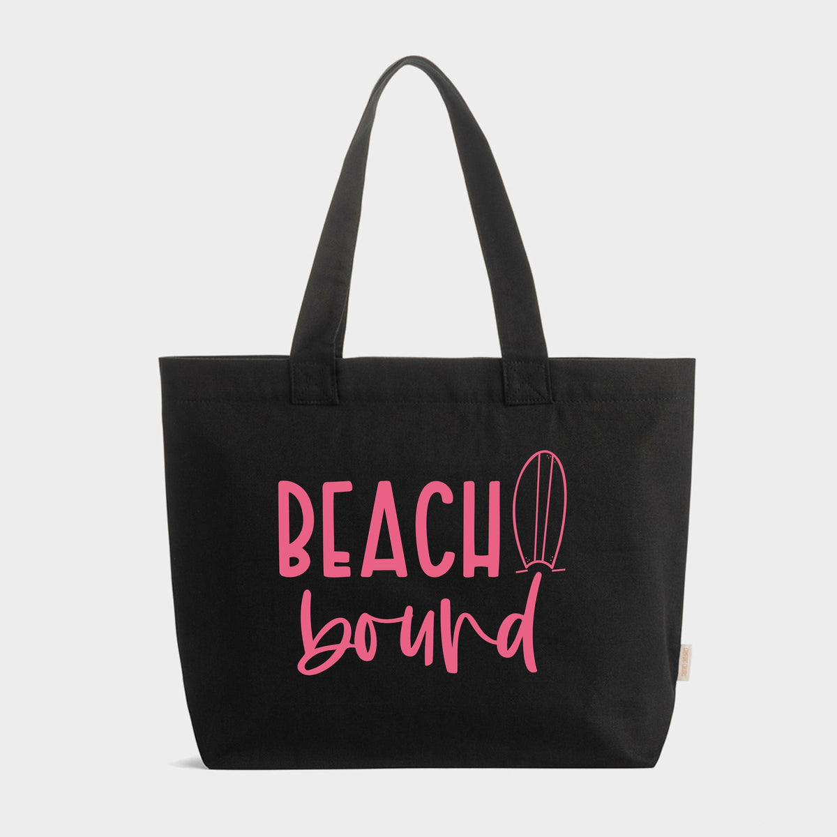 Beach Bound - Zippered Canvas Tote