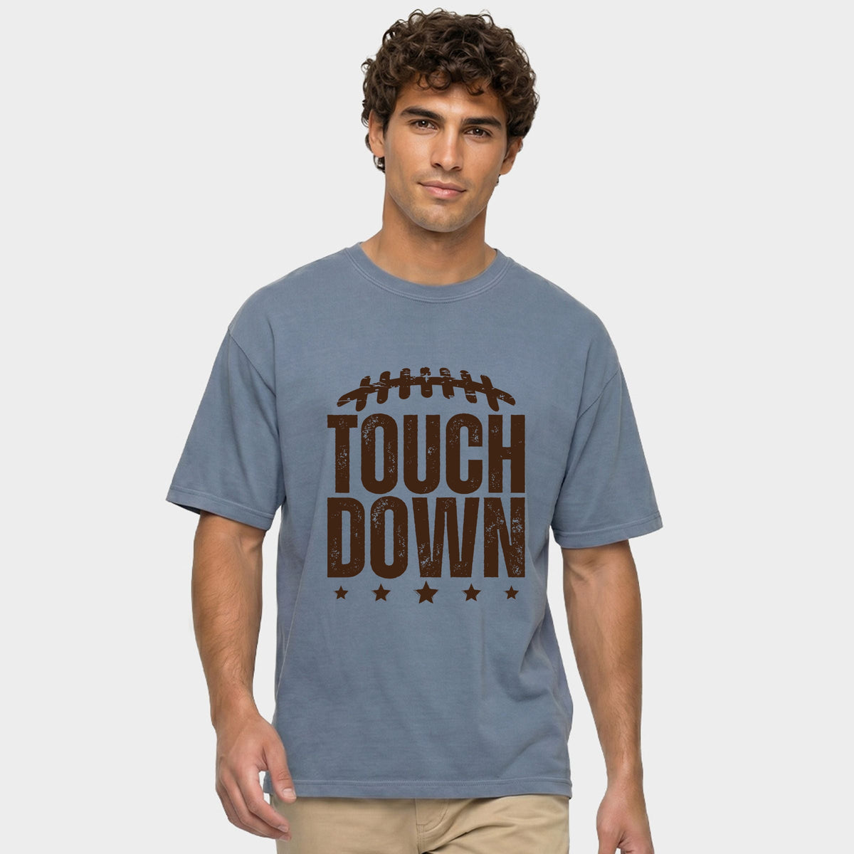 Touch Down Stars - Men's Garment Dyed Graphic T-Shirt product image 4