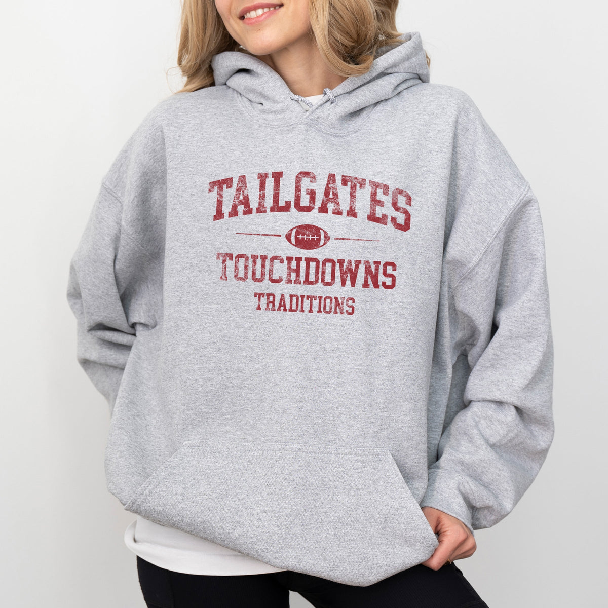 Tailgates Touchdowns Traditions - Women's Graphic Hoodie product image 1