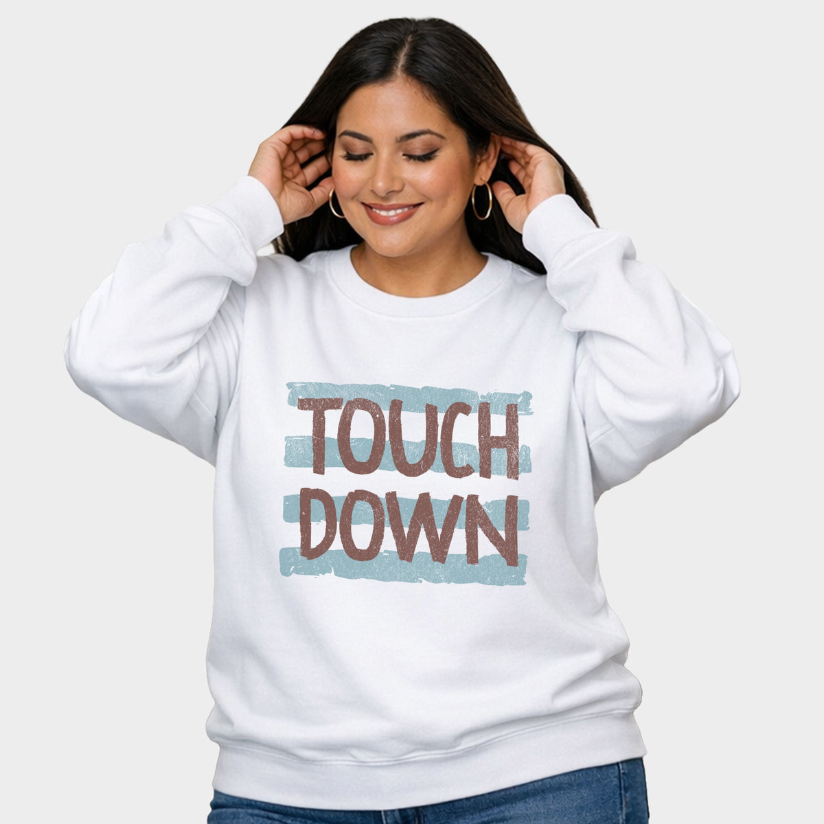 Touch Down Horizontal Stripes - Women's Plus Sized Graphic product image 2