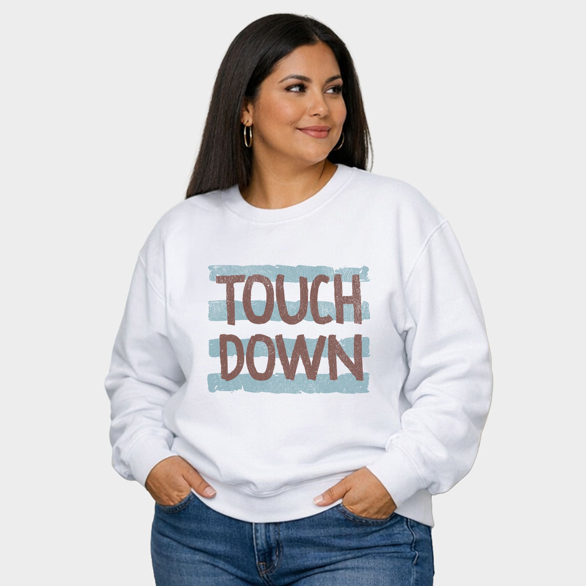 Touch Down Horizontal Stripes - Women's Plus Sized Graphic product image 1