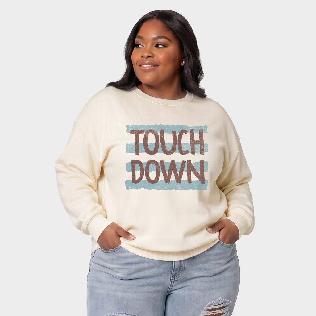 Touch Down Horizontal Stripes - Women's Plus Sized Graphic product image 4
