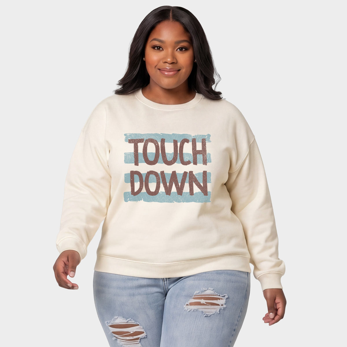Touch Down Horizontal Stripes - Women's Plus Sized Graphic product image 5
