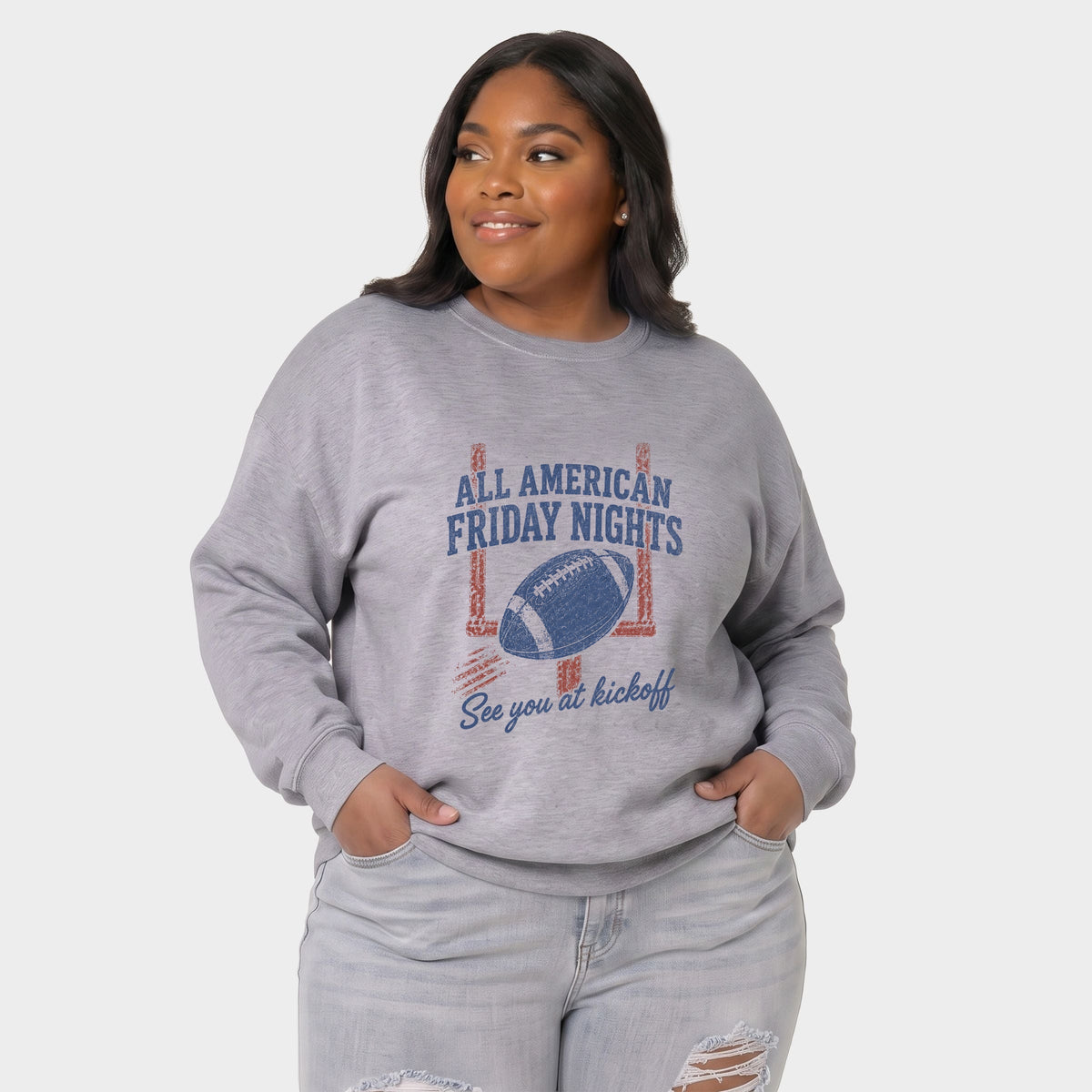 All American Friday Nights - Women's Plus Sized Graphic product image 2