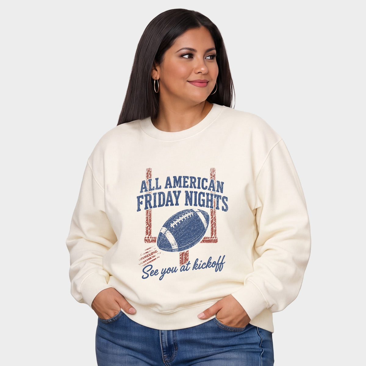 All American Friday Nights - Women's Plus Sized Graphic product image 5