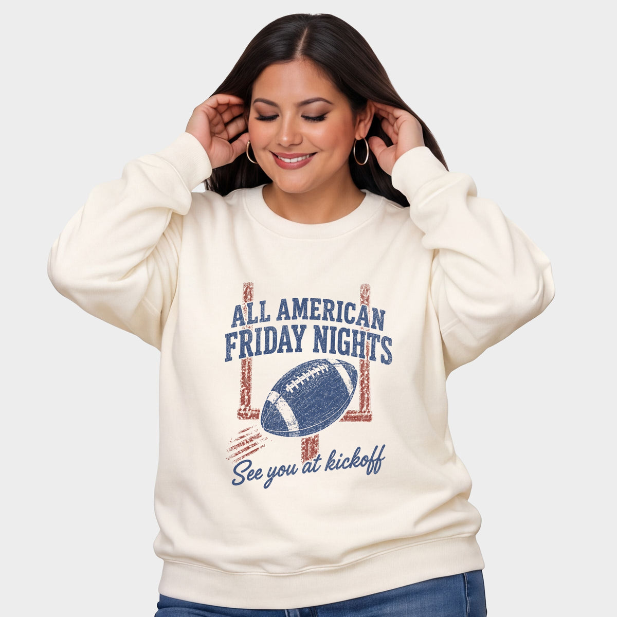 All American Friday Nights - Women's Plus Sized Graphic product image 4