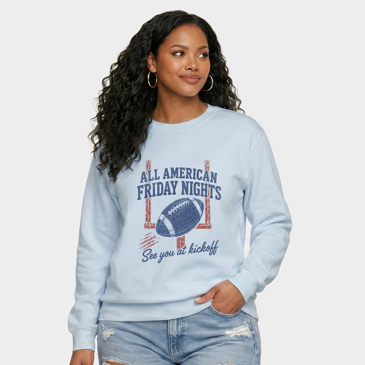 All American Friday Nights - Women's Graphic Sweatshirt product image 5