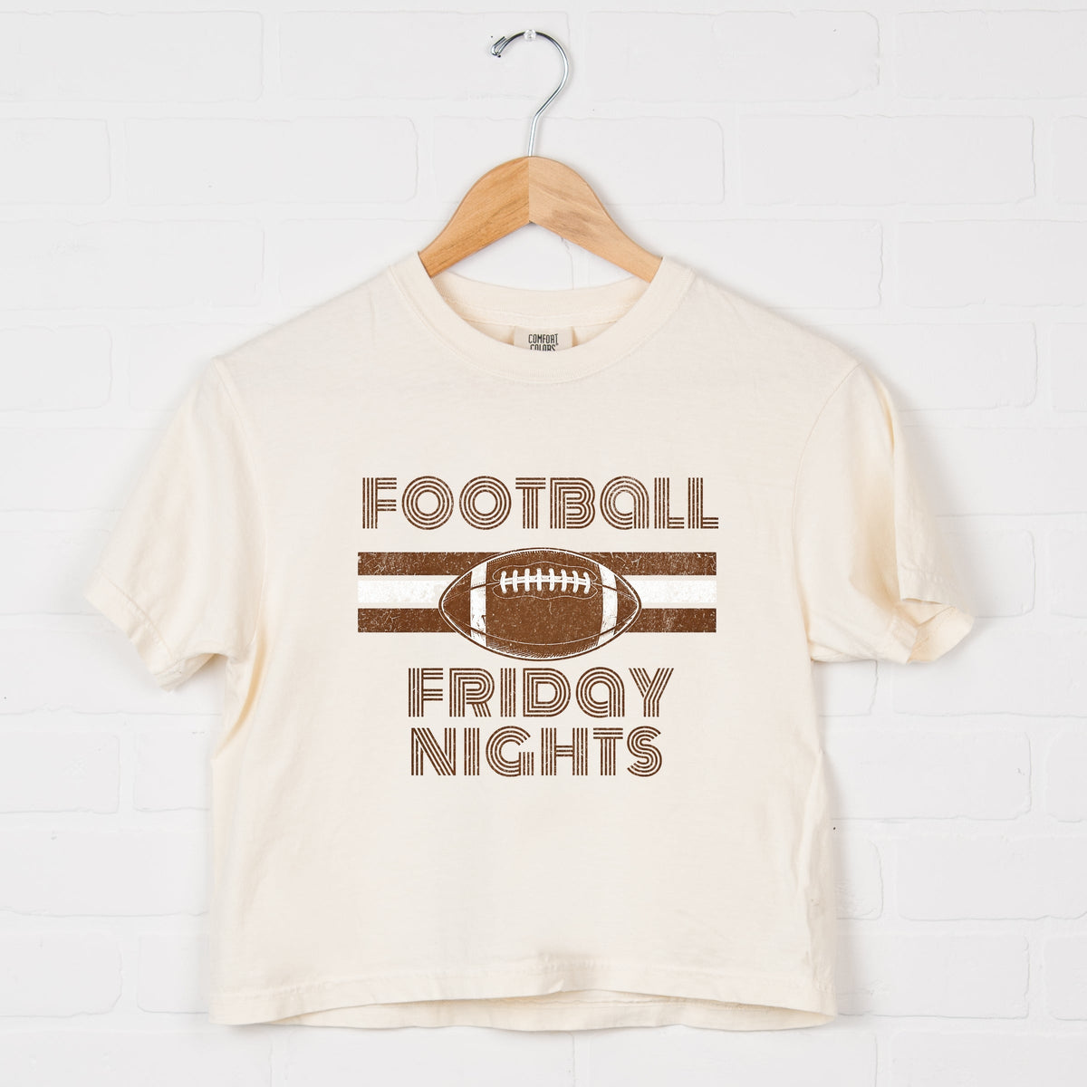 Football Friday Nights - Women's Boxy Crop Top Graphic product image 5
