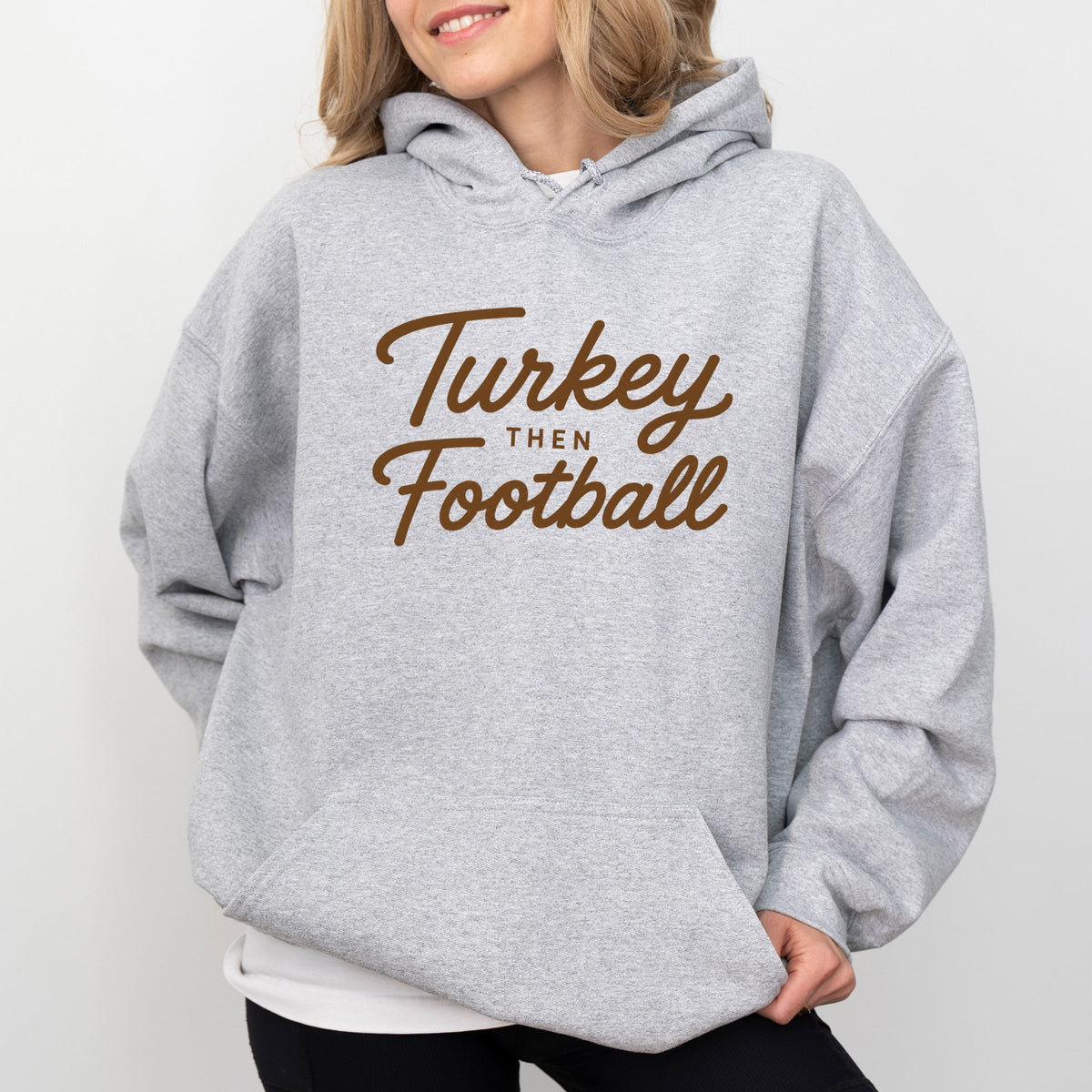 Turkey Then Football - Women's Graphic Hoodie product image 3