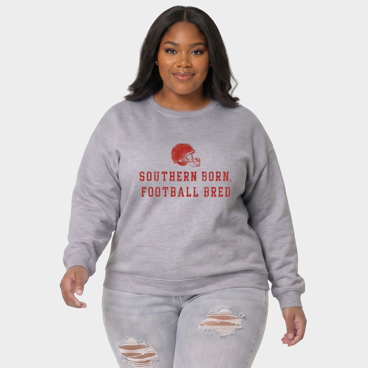 Southern Born Football Bred - Women's Plus Sized Graphic product image 5
