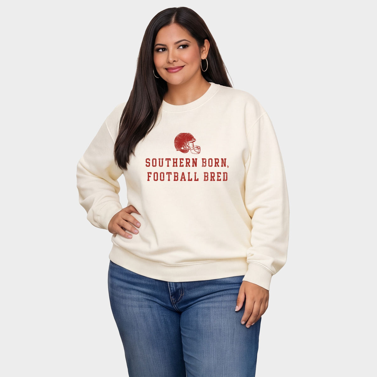 Southern Born Football Bred - Women's Plus Sized Graphic product image 2