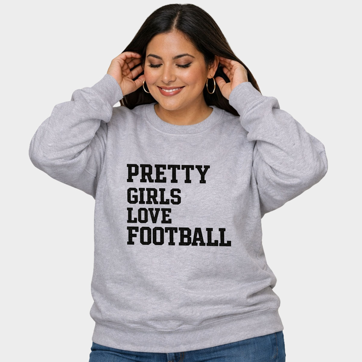 Pretty Girls Love Football - Women's Plus Sized Graphic product image 3