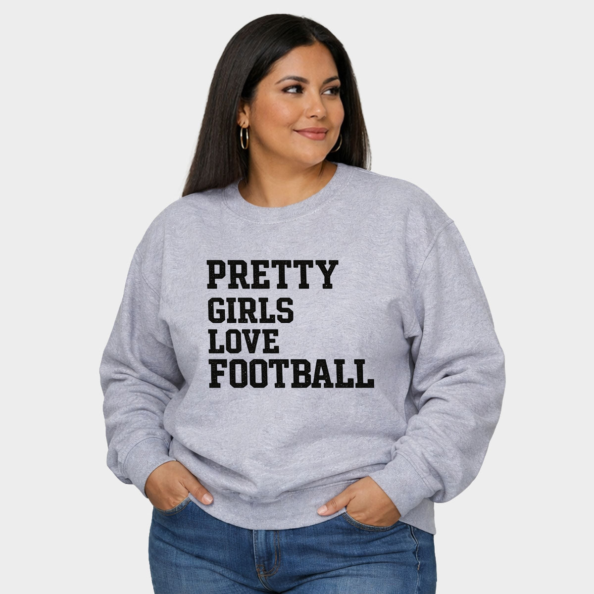 Pretty Girls Love Football - Women's Plus Sized Graphic product image 4