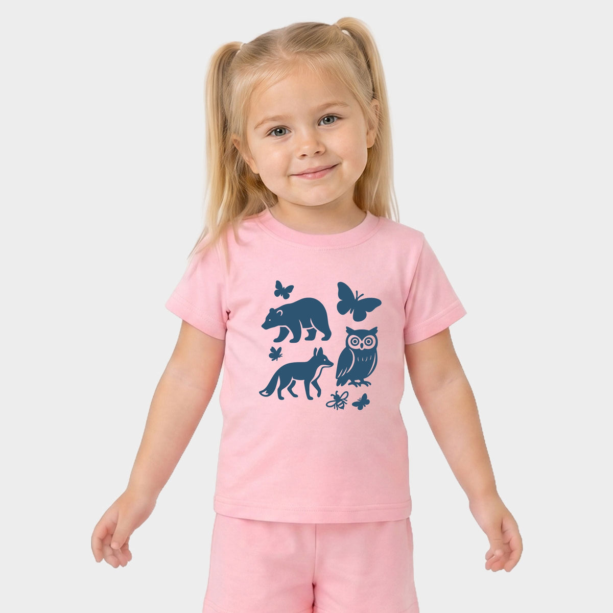 Woodsy Animals - Toddler Crew Shorts Set of 2 product image 7