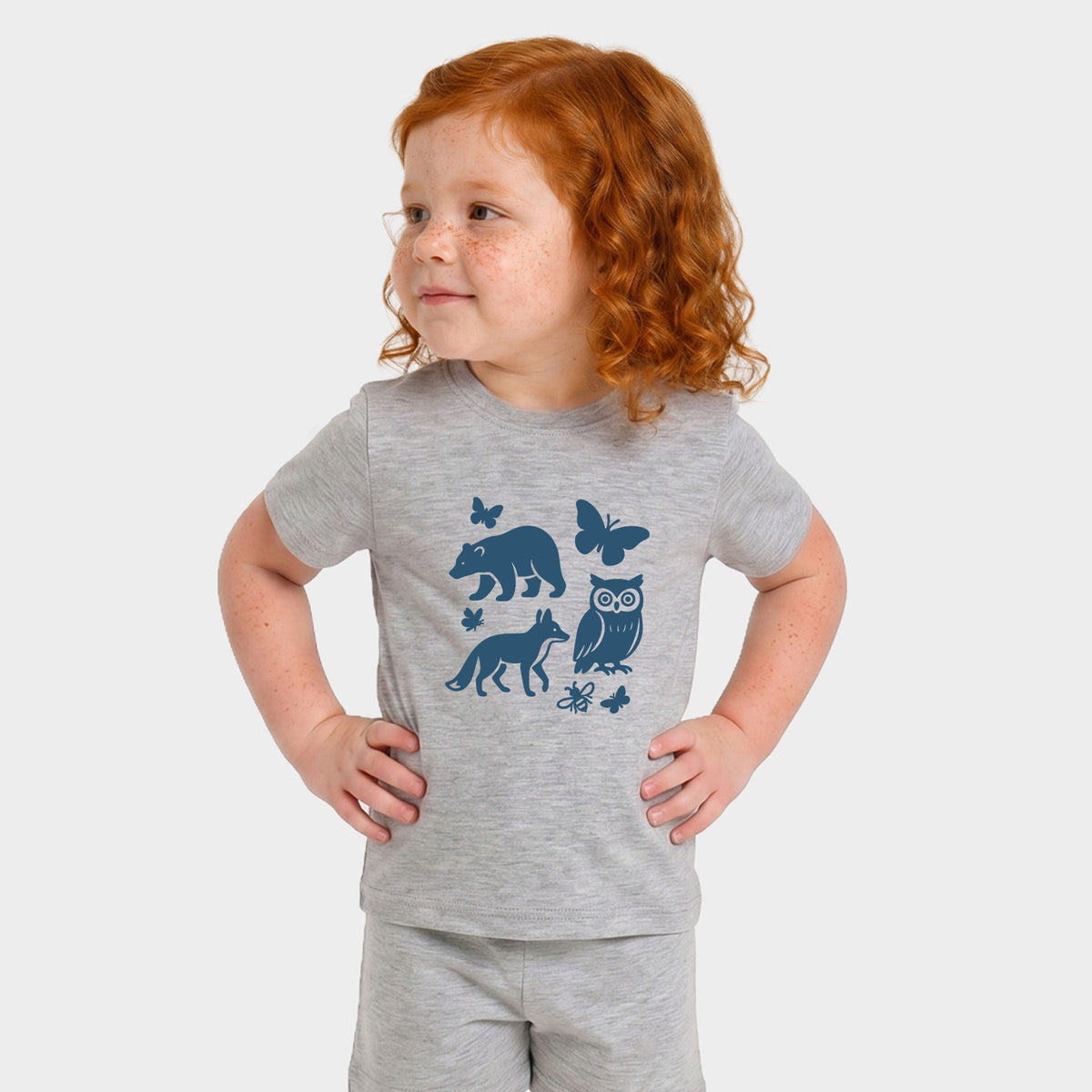 Woodsy Animals - Toddler Crew Shorts Set of 2 product image 12
