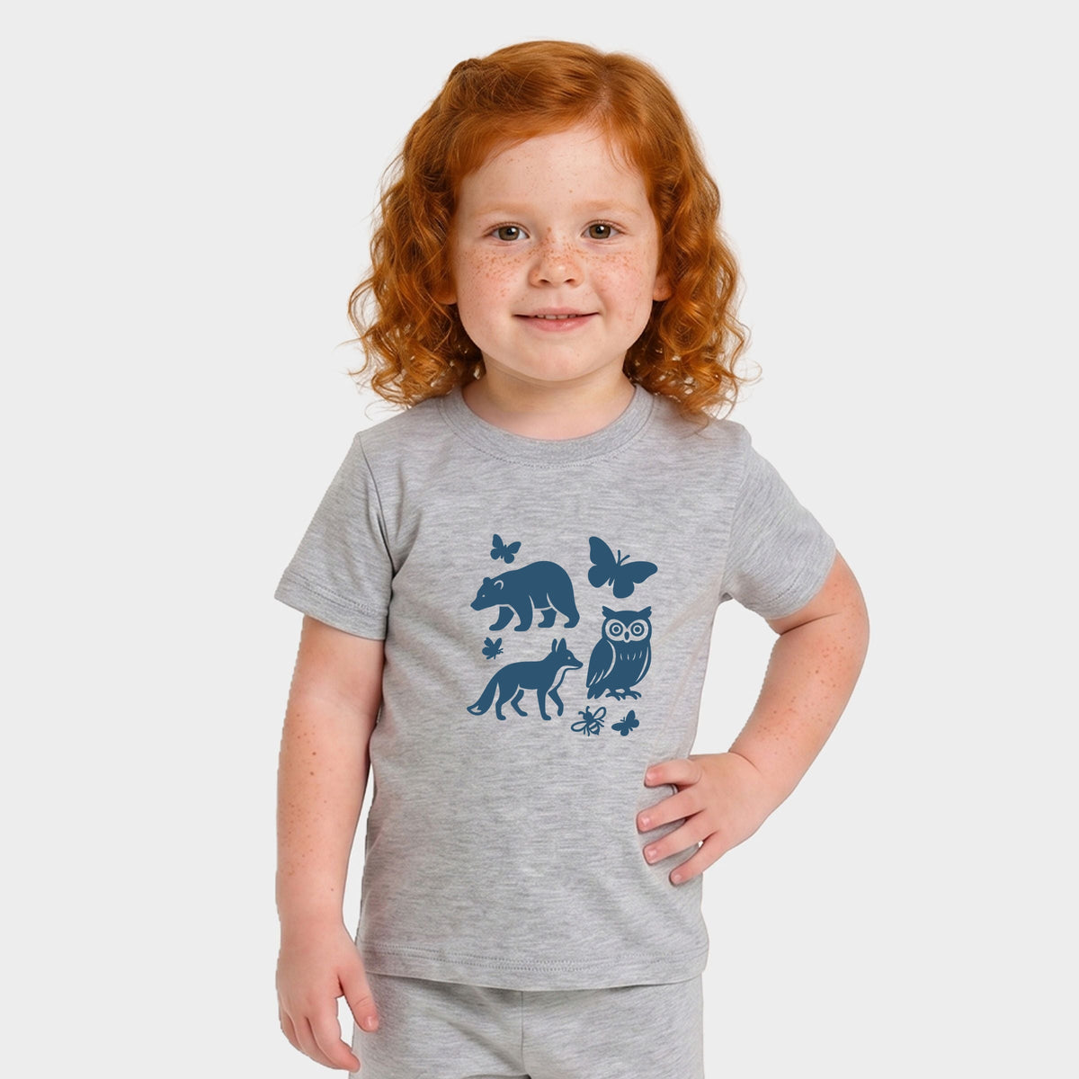 Woodsy Animals - Toddler Crew Shorts Set of 2 product image 2