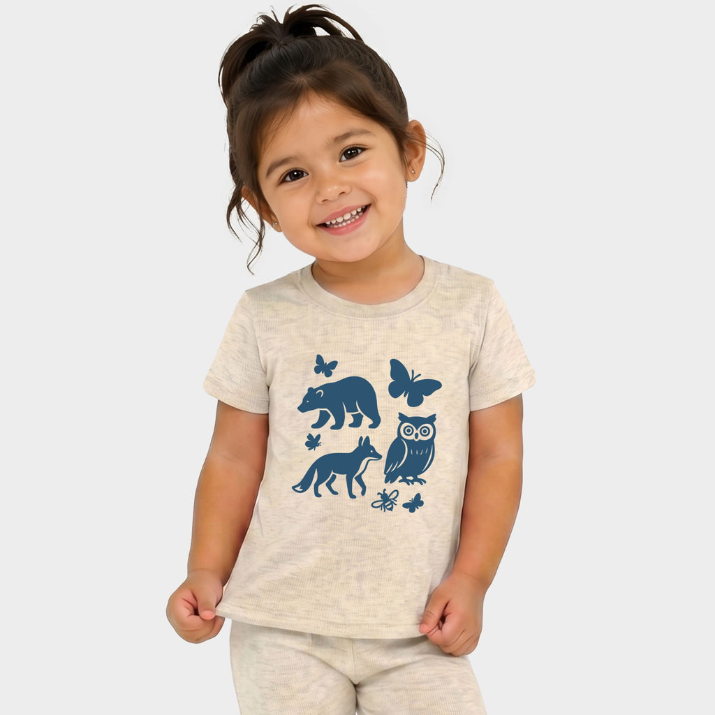 Woodsy Animals - Toddler Crew Shorts Set of 2 product image 6