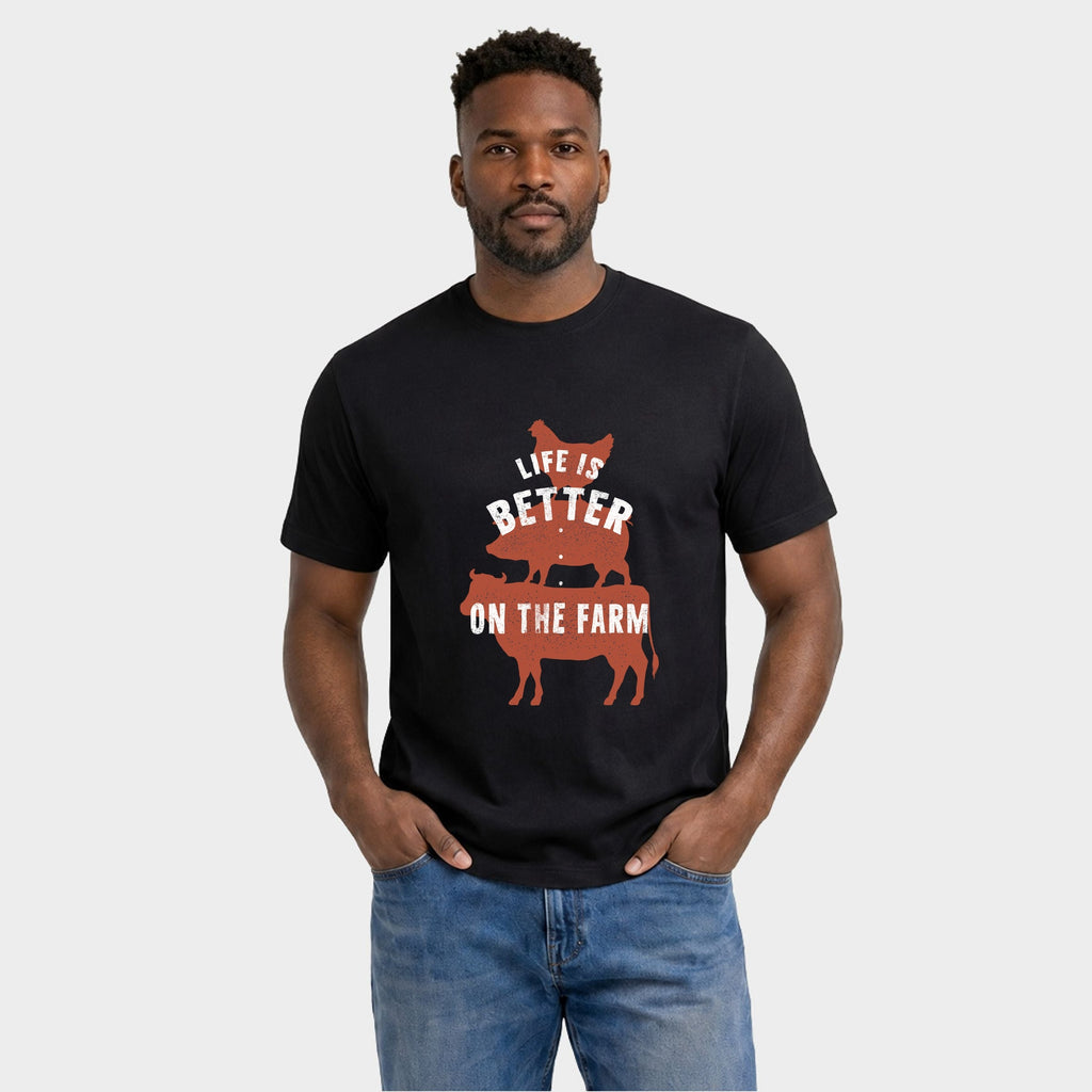Life Is Better On The Farm Colorful - Men's Garment Dyed product image 11